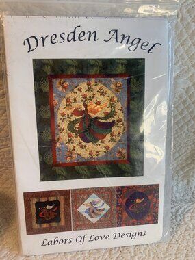 Dresden Angel Labors of Love Design Quilt Sewing Pattern - Uncut